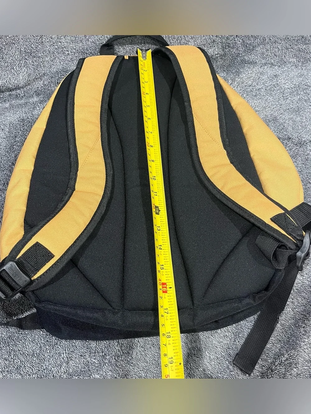 Vintage Timberland classic Backpack in mustard/wheat colorway unisex